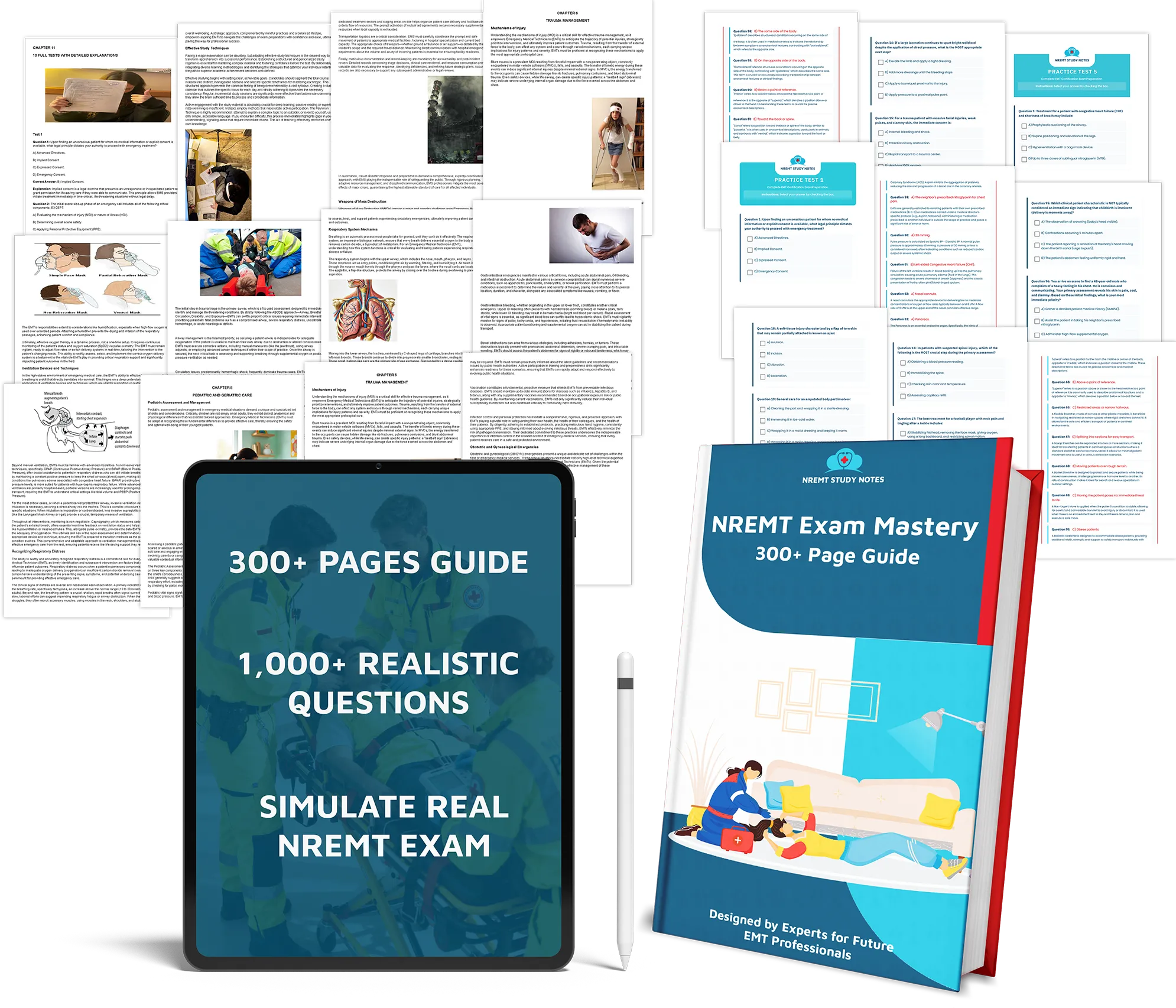 NREMT Study Notes Bundle
